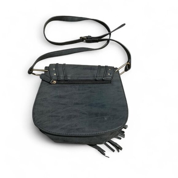 Franco Sarto Rex Tassle Saddle Crossbody Bag - Picture 2 of 3